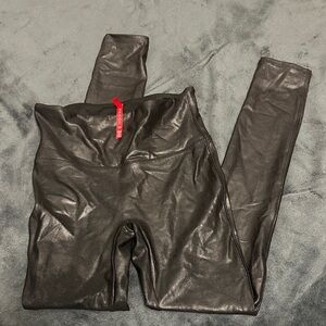 Spanx faux leather leggings